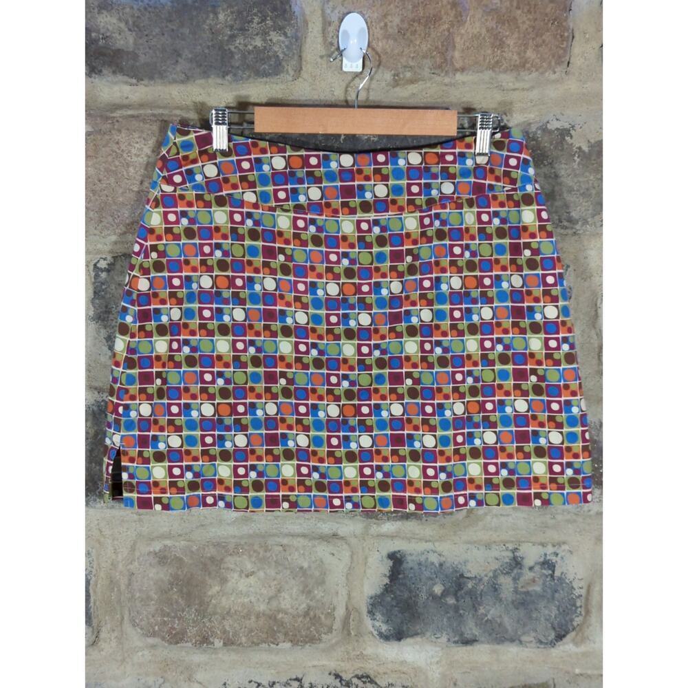 Sahalie Skort Woman's Large Neutral Retro Tennis Stretch Lightweight Summer